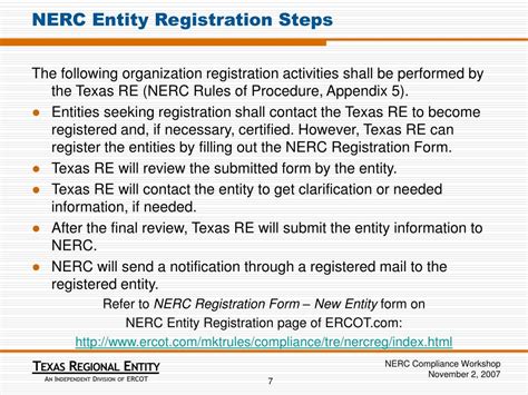 list of nerc registered entities.